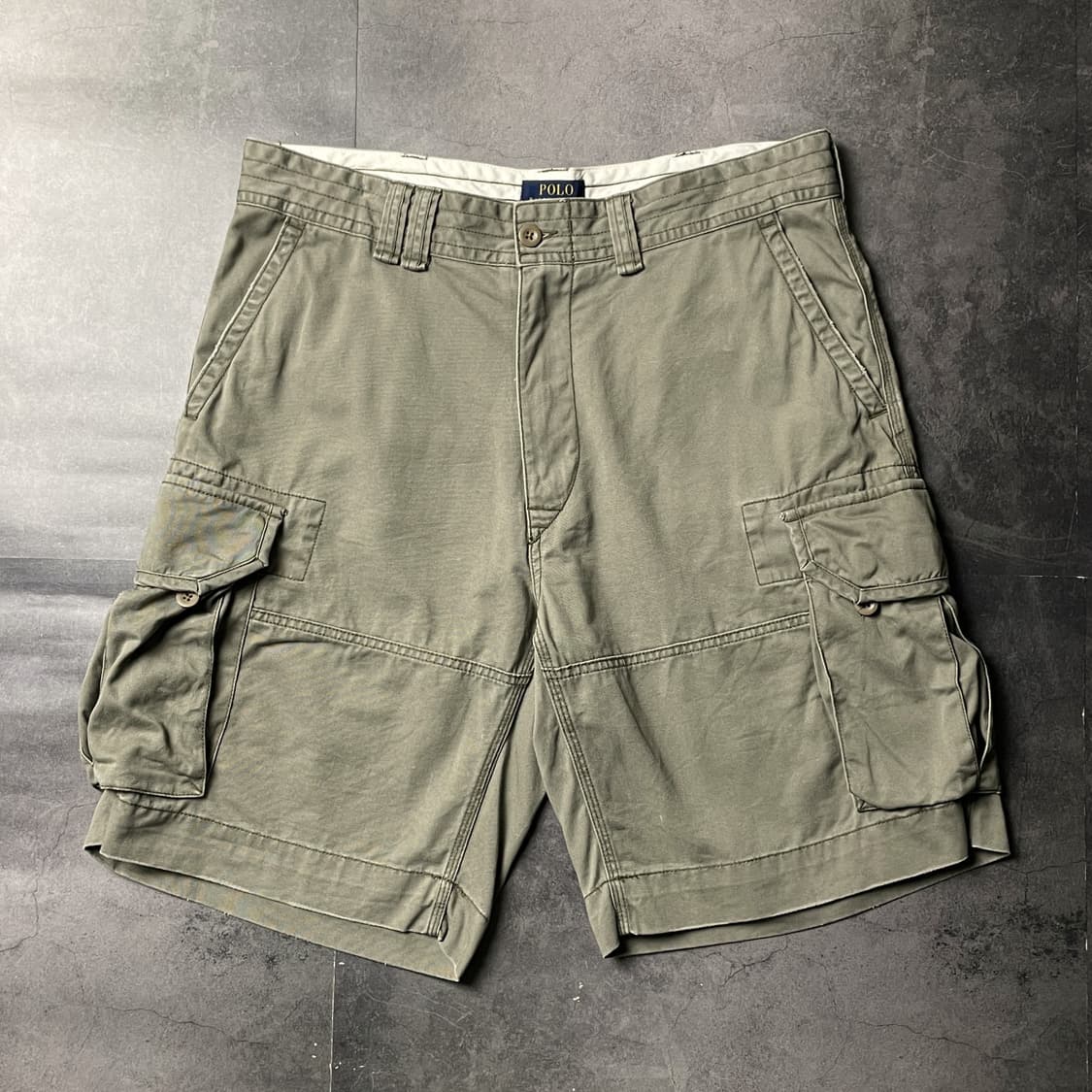 RALPH LAUREN 랄프로렌 카키 카고 하프팬츠 A01225 상품이미지1