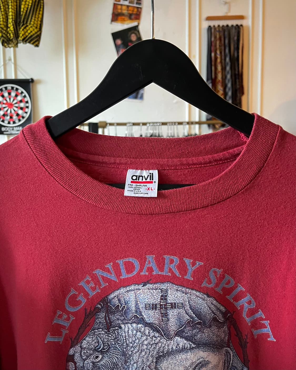 1990s Anvil "Legendary Spirit“ 1/2 Tee 상품이미지3