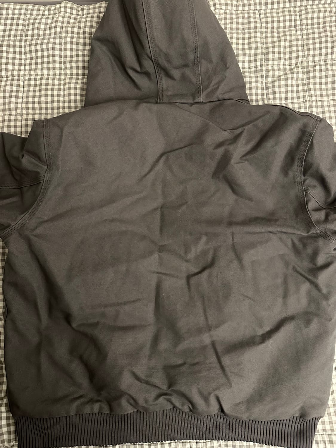 칼하트 후드 워크 자켓 그레이 상품이미지3