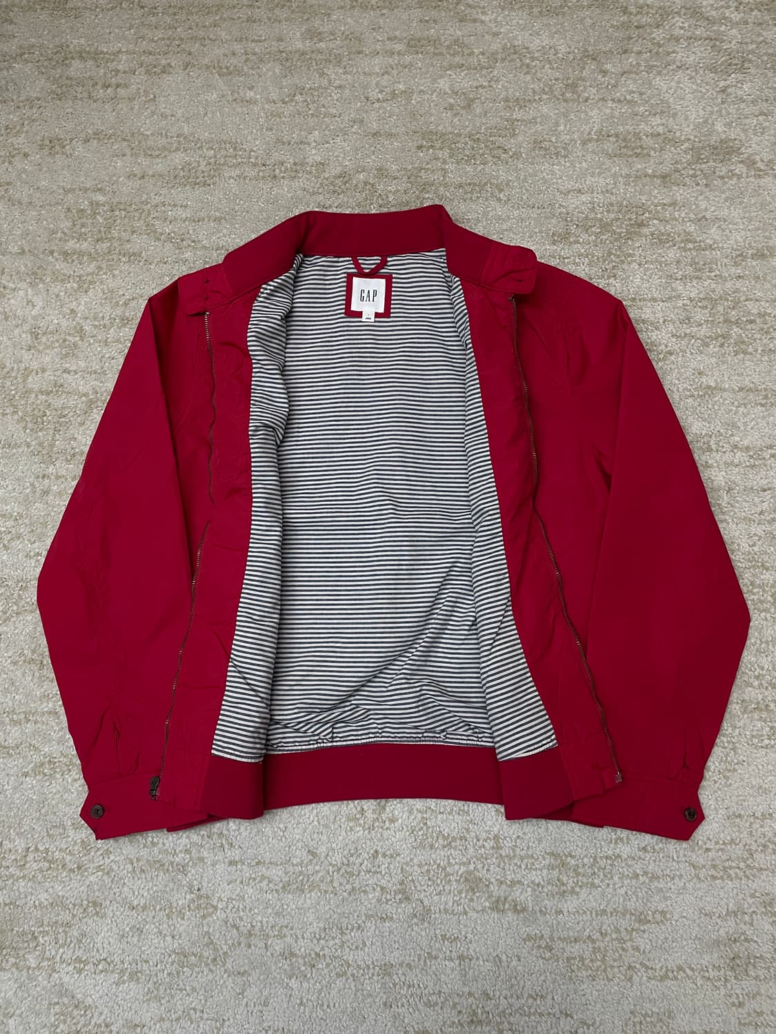 [L] 00s GAP 갭 나일론 해링턴 자켓 상품이미지2