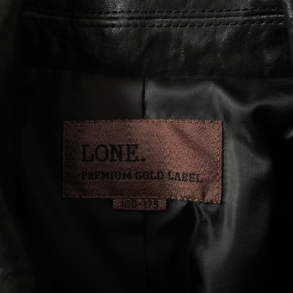 LONE 양가죽 더블 라이더 레더 자켓 상품이미지6