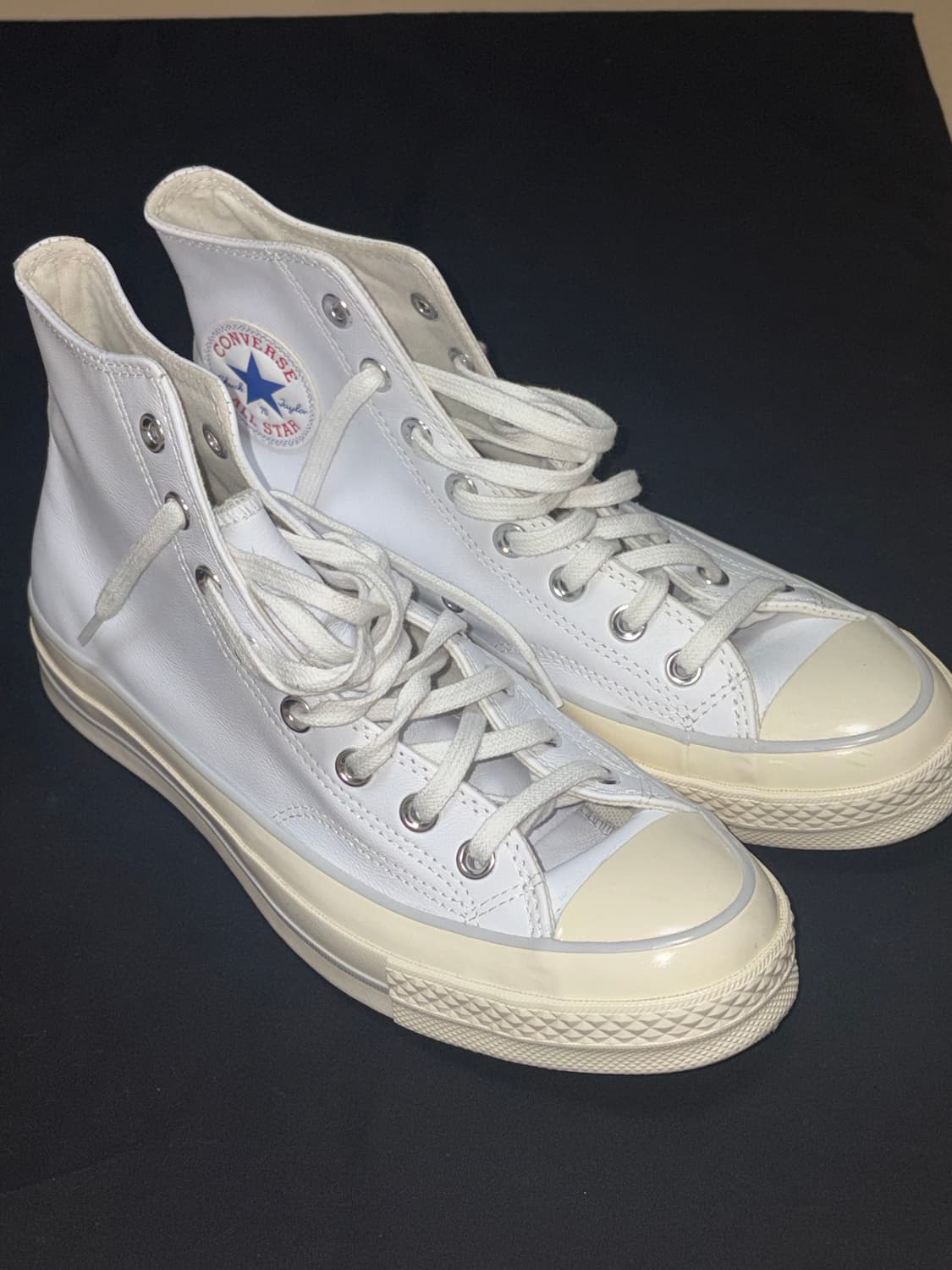 컨버스 화이트 레더  상품이미지3