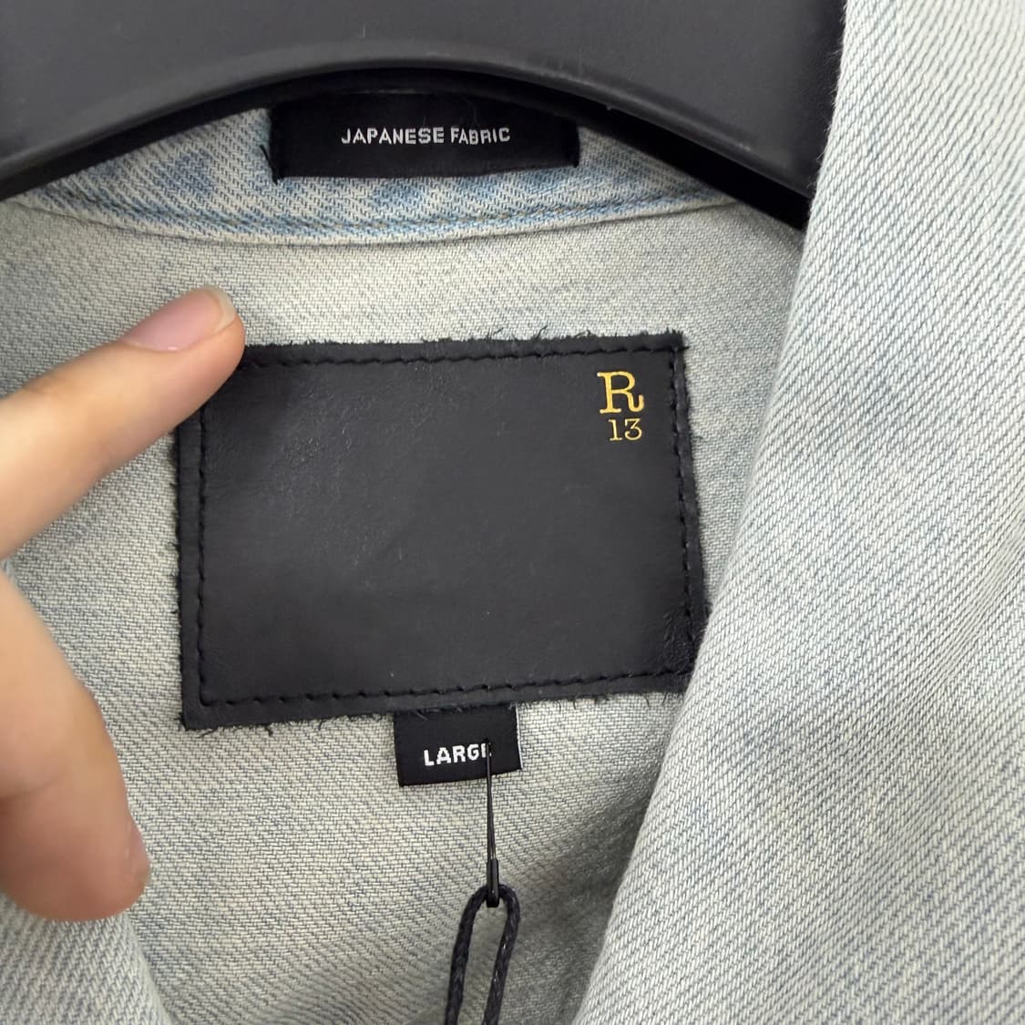 (새상품) R13 24SS 컷아웃 데님 트러커 자켓 상품이미지8