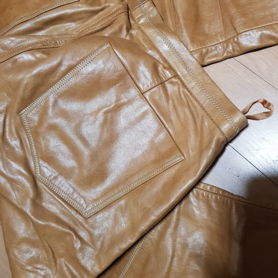 여성 소가죽팬츠/GAP/ 일본빈티지 웨스턴부츠컷//와동9 상품이미지5