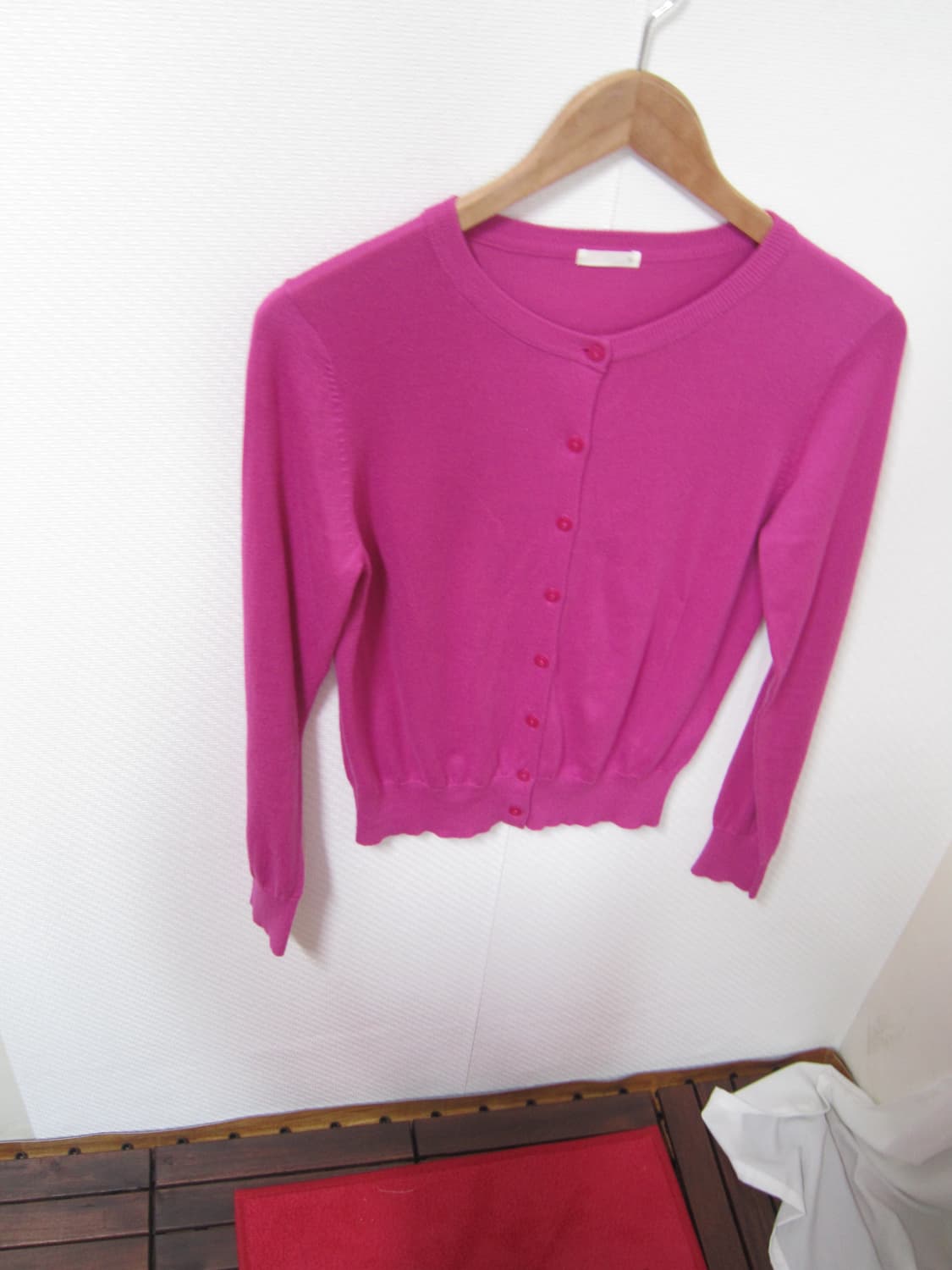 vintage magenta pink cardigan y2k 상품이미지5