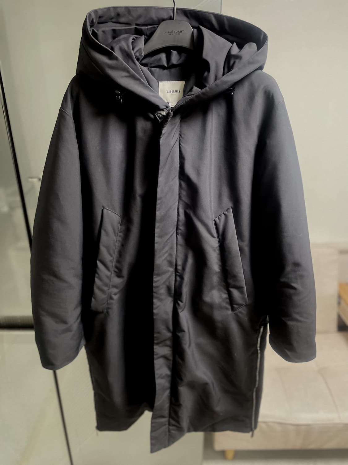 티아이포맨 T.I FOR MEN 남성 후드 롱패딩 L 상품이미지2