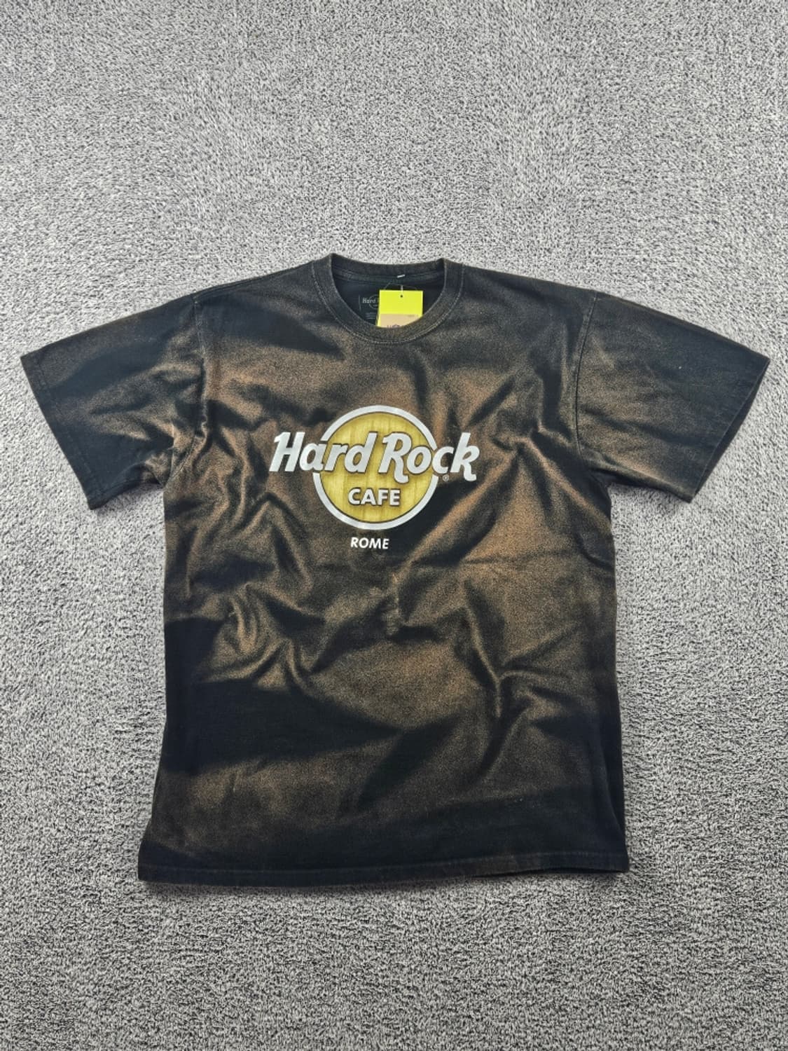 하드락카페 로마 다잉워시드 커스텀 반팔 티셔츠 ( L ) / 11372 상품이미지2