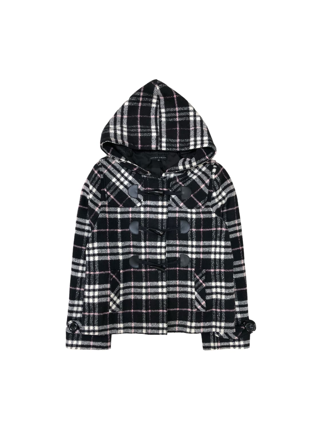 체크 더플 코트 상품이미지1