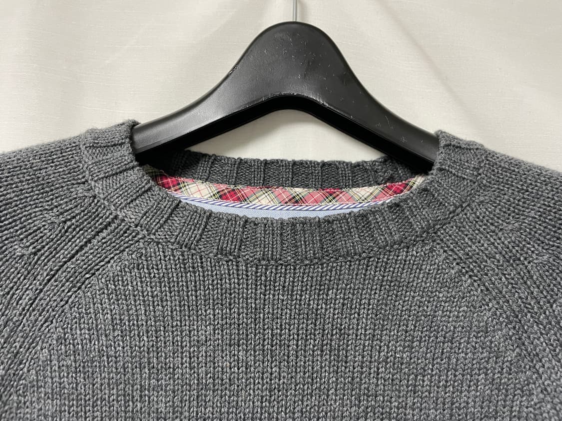 폴로진스 남녀공용 엠블럼 코튼 캐시미어 니트 _ 차콜 M 상품이미지7