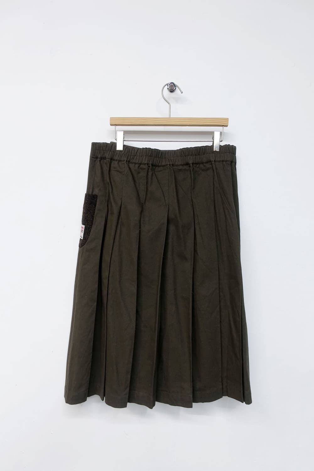 헤리스 트위드 플리츠 스커트 상품이미지8