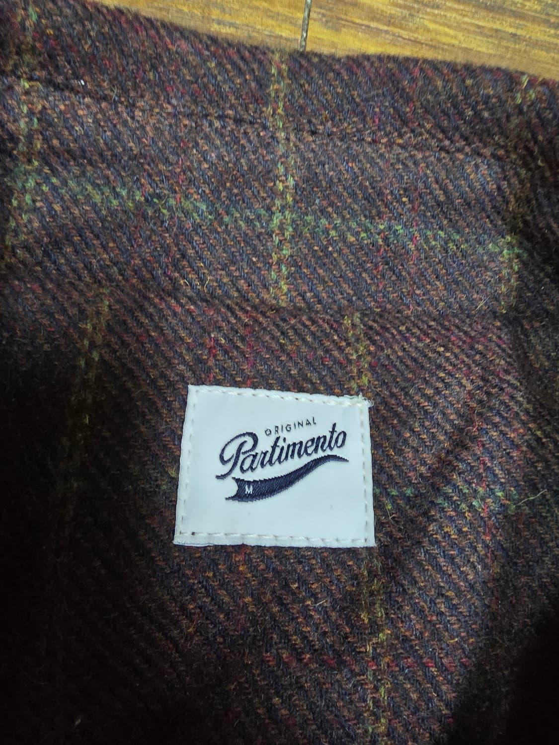 파르티멘토 체크숏 코트 상품이미지5