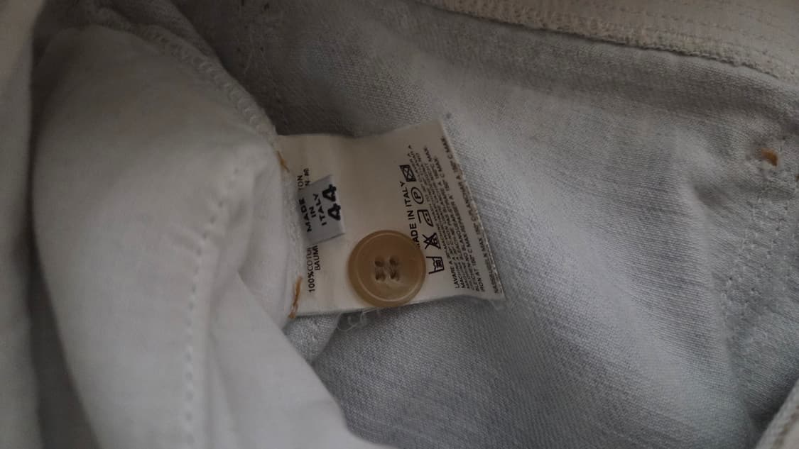 마틴 마르지엘라04fw 아티저널 화이트 인사이드 데님 팬츠 상품이미지5