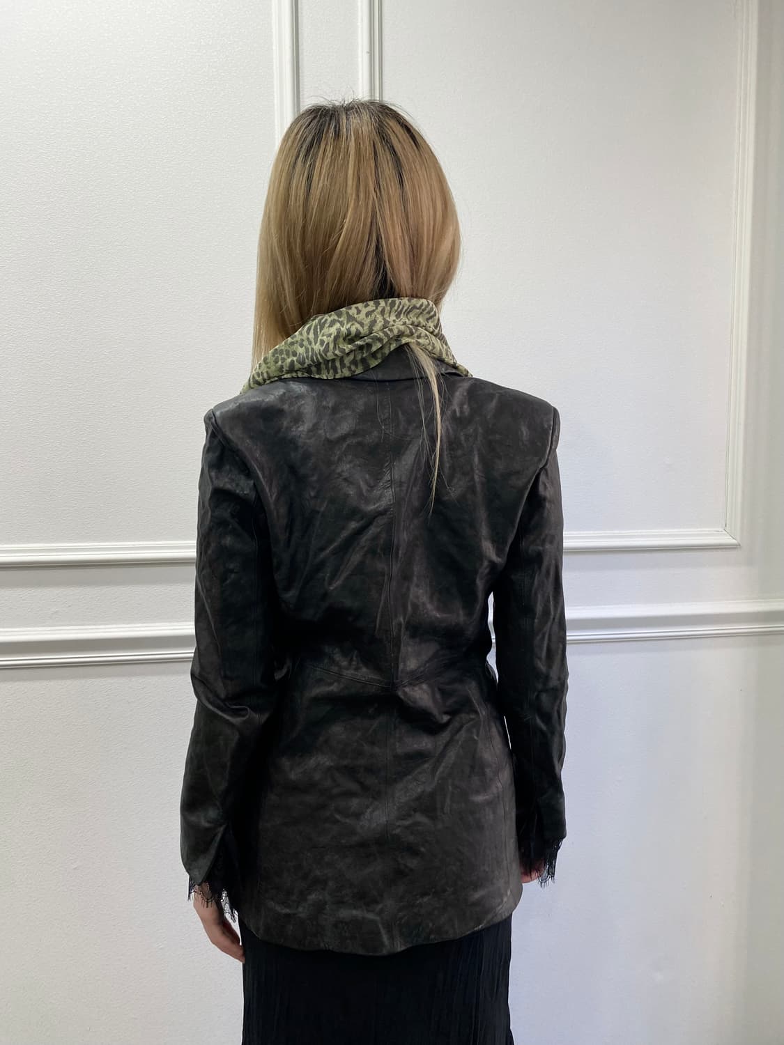 Jessi New York]Lace Detail Slim Fit Shee 상품이미지6