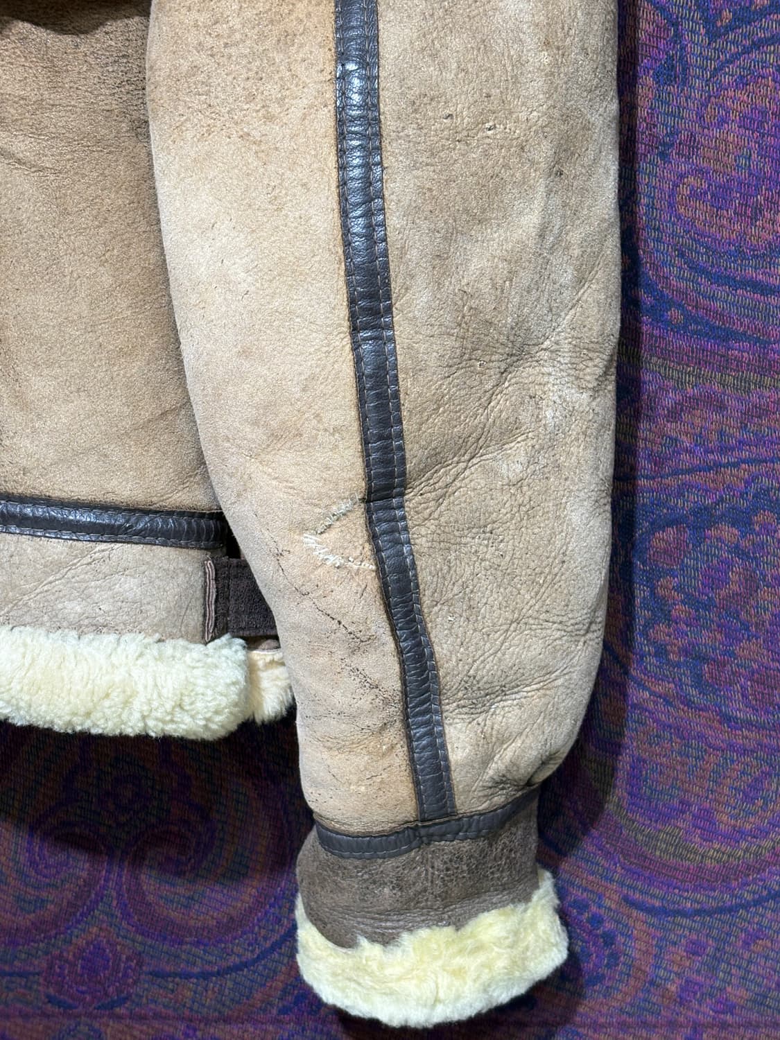 Avirex b-3 폭격기 무스탕 시어링자켓 상품이미지9