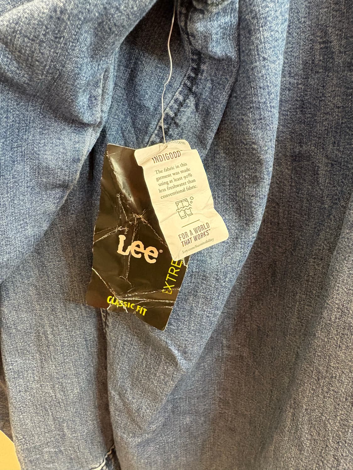 리(Lee) 데님 셔츠 XXL 상품이미지7