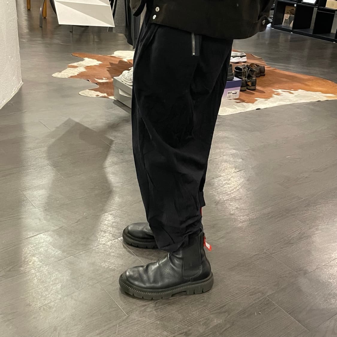 디젤 패널 디테일 첼시부츠 상품이미지5