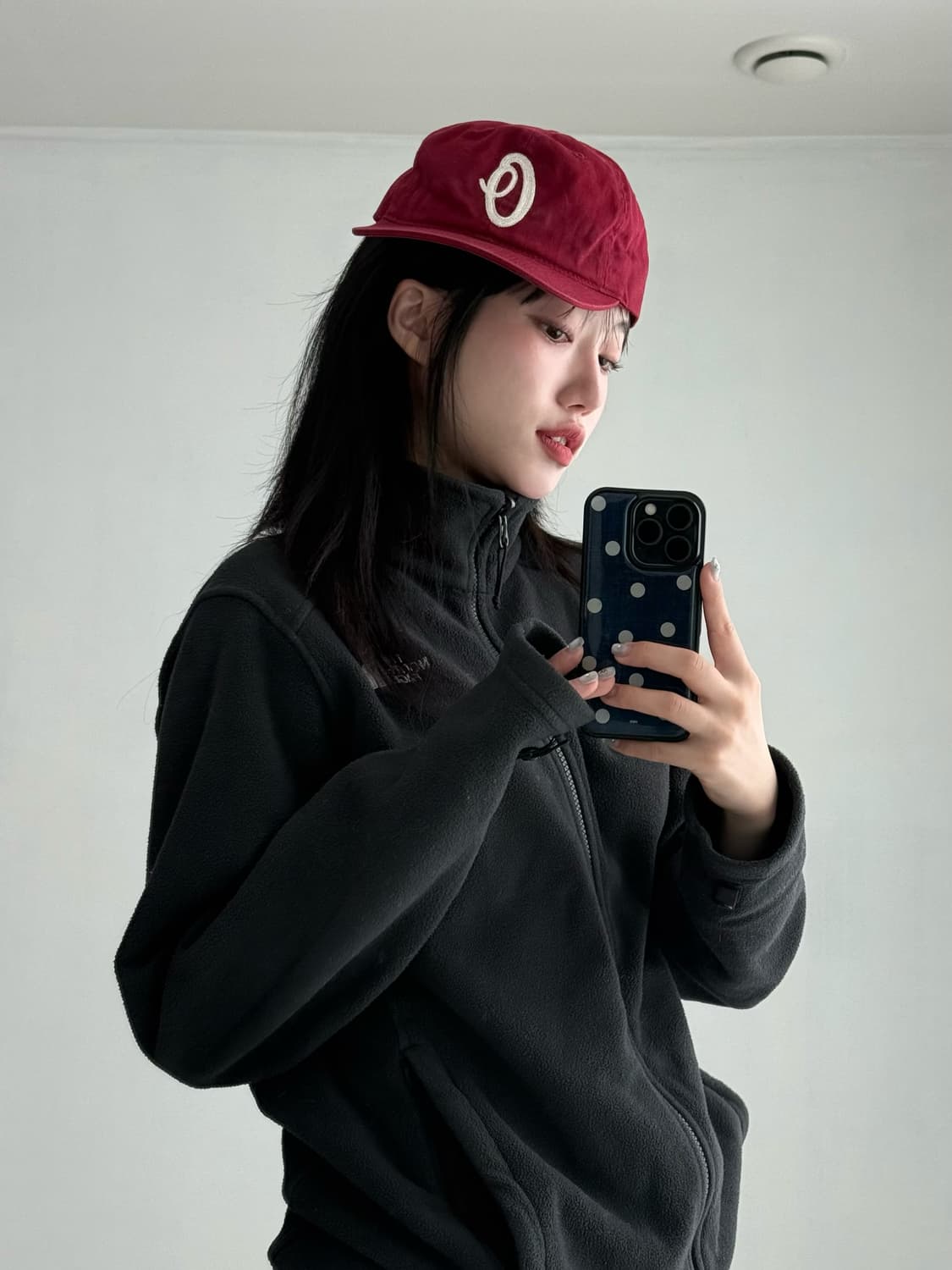 오베이 버건디 캡 상품이미지4