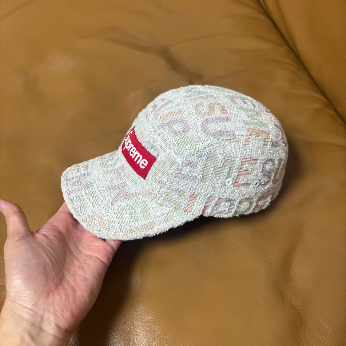 Supreme 슈프림 캠프캡 모자 (Multi Color Logo) 상품이미지4