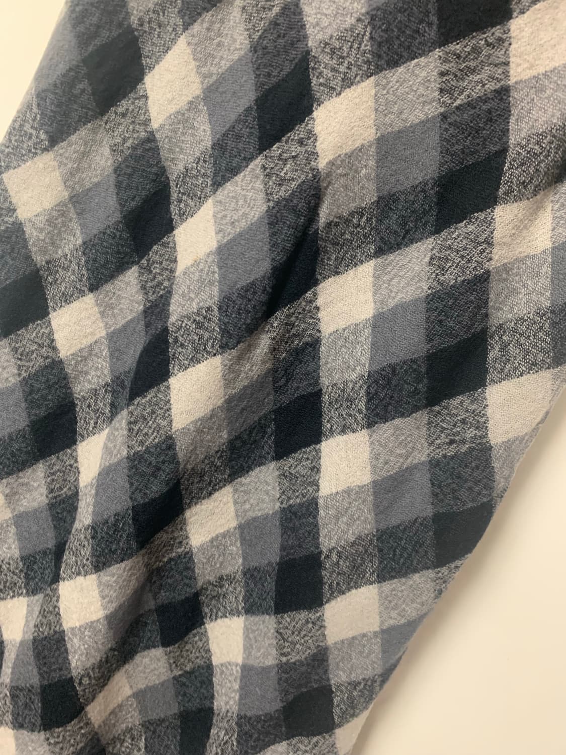 일본빈티지 모리걸 체크 롱스커트 상품이미지3