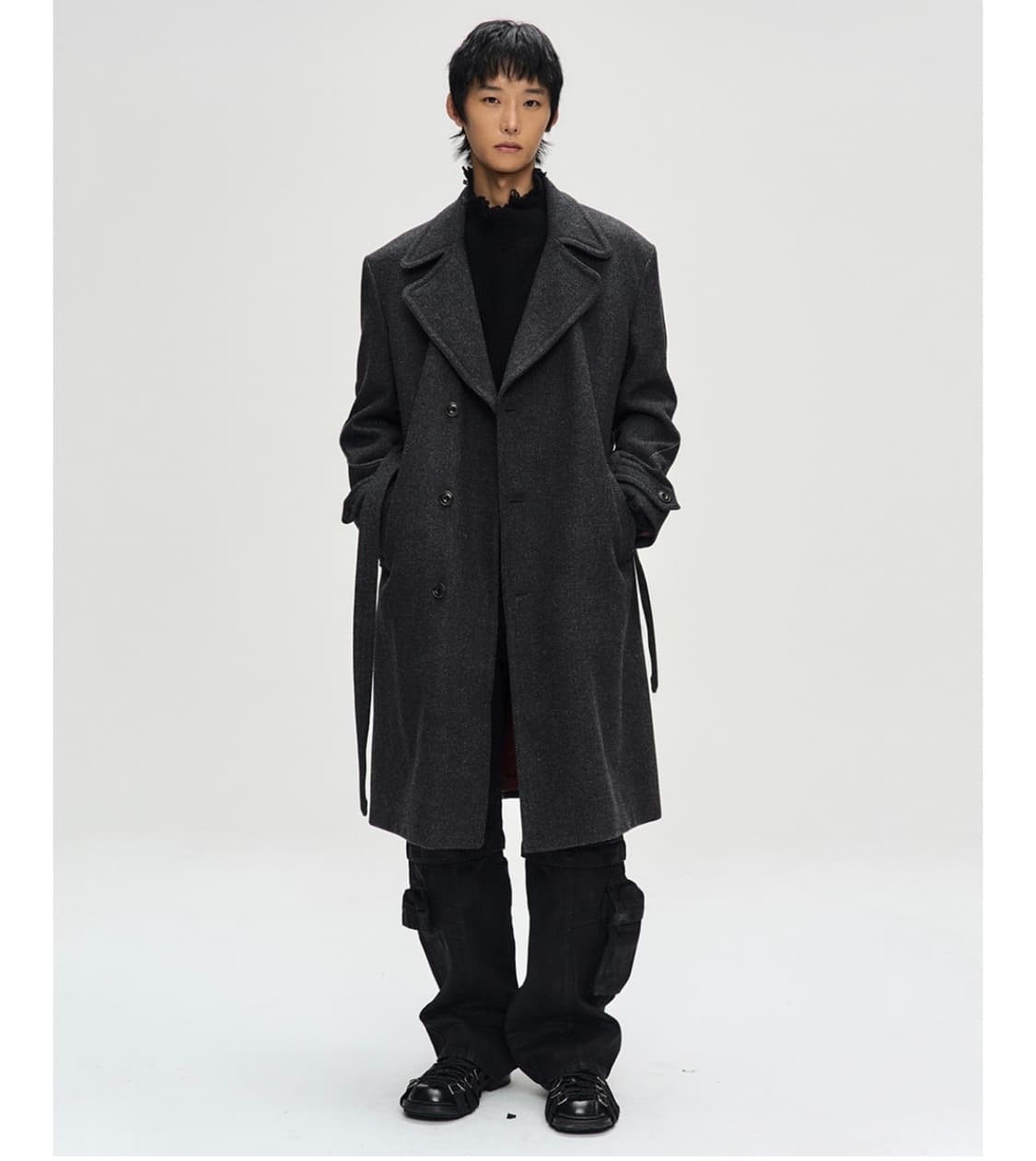 앤더슨벨 Rovy double herringbone coat L 상품이미지2