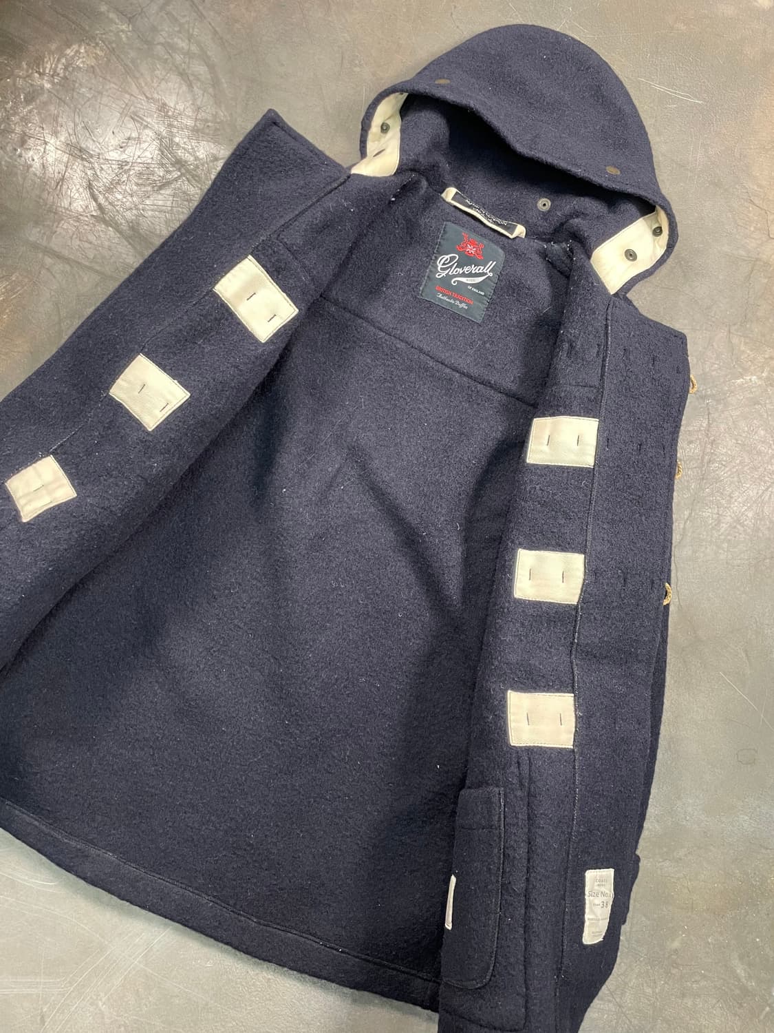 글로버올 울 더플 코트 상품이미지4