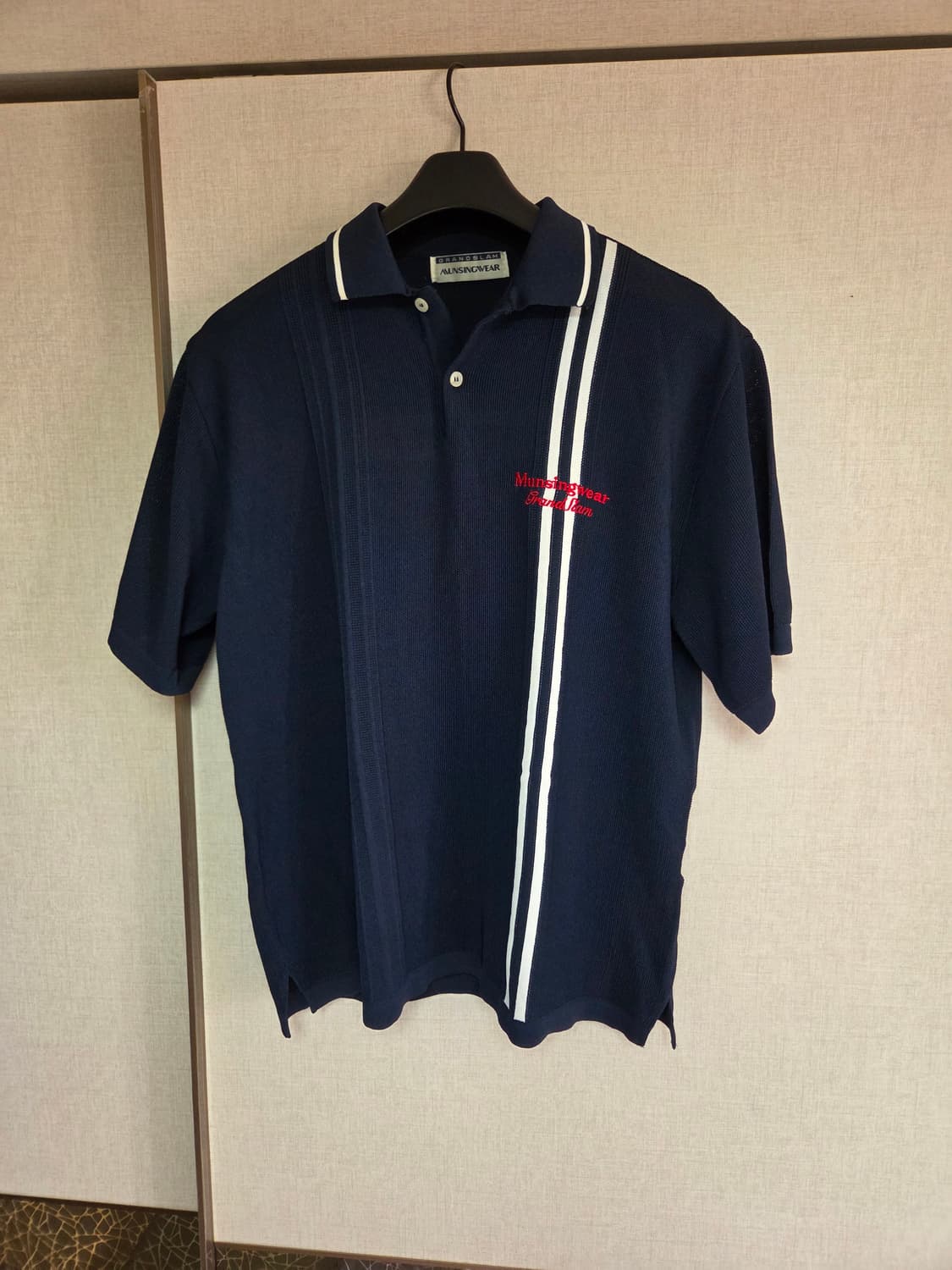 먼싱웨어 네이비 카라반팔티105 상품이미지1