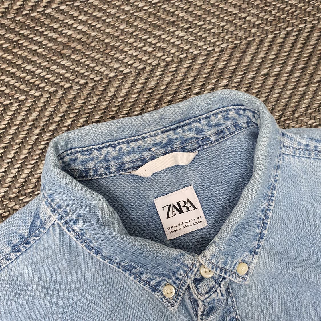 자라 데님 셔츠 남방 남자105 상품이미지2