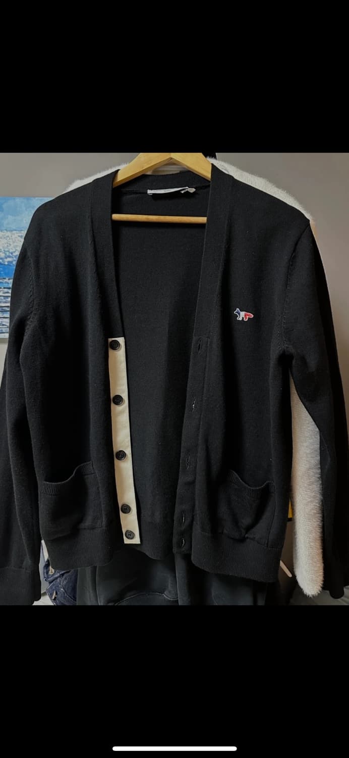 메종키츠네 남녀공용 트리컬러 폭스 가디건 상품이미지6