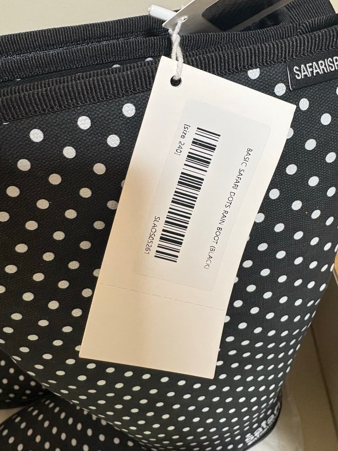 safarispot 도트 장화 240 상품이미지2