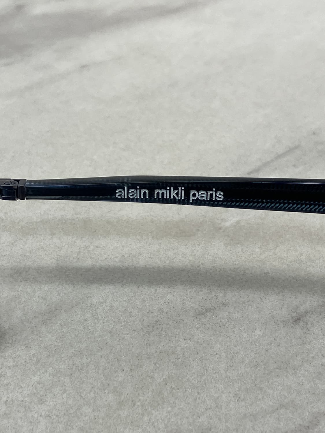 알랑 미끌리 Alain Mikli paris 실버 딥네이비 반무테 안경 상품이미지8