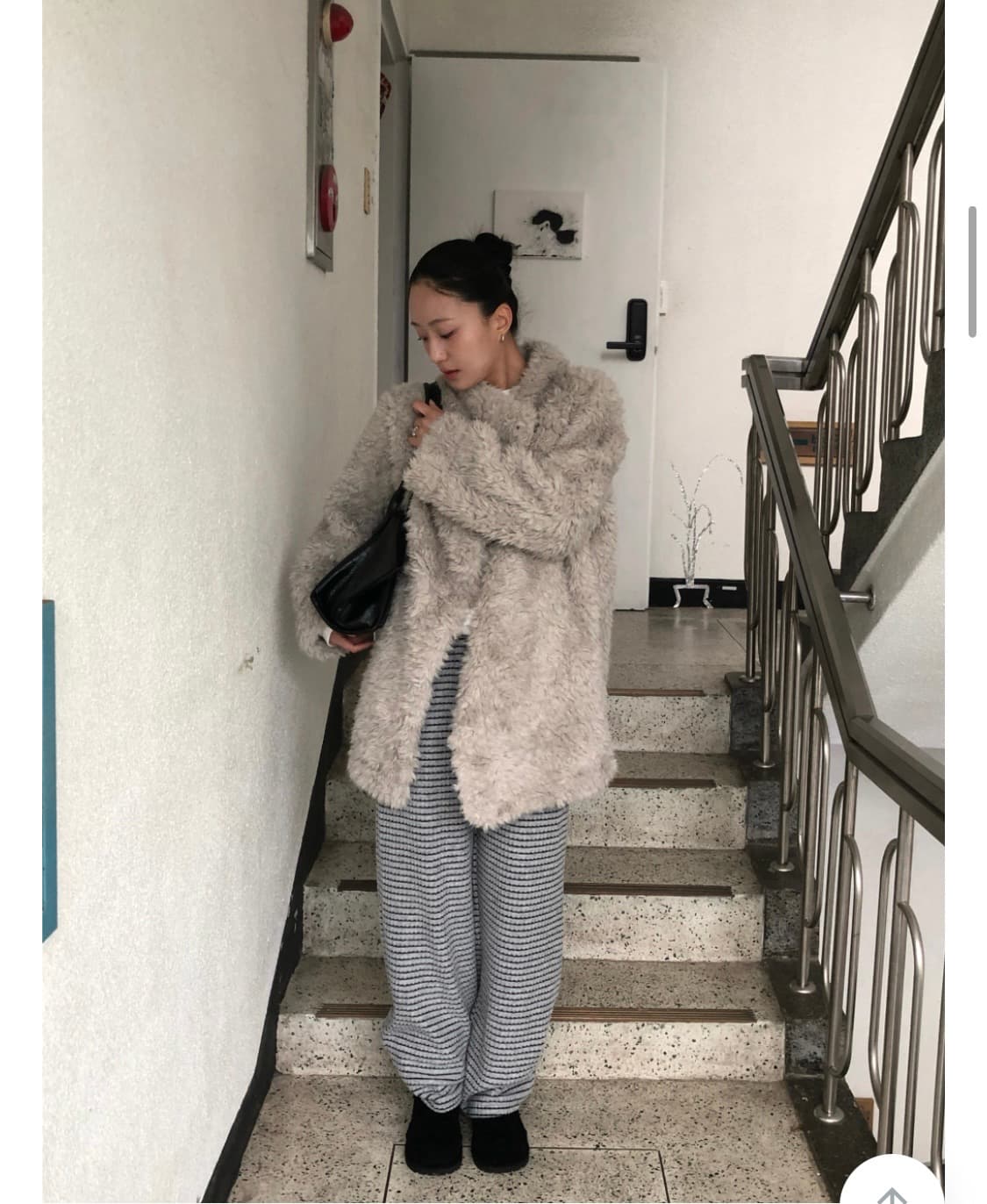 피븐 베어 하이넥 퍼자켓 상품이미지2