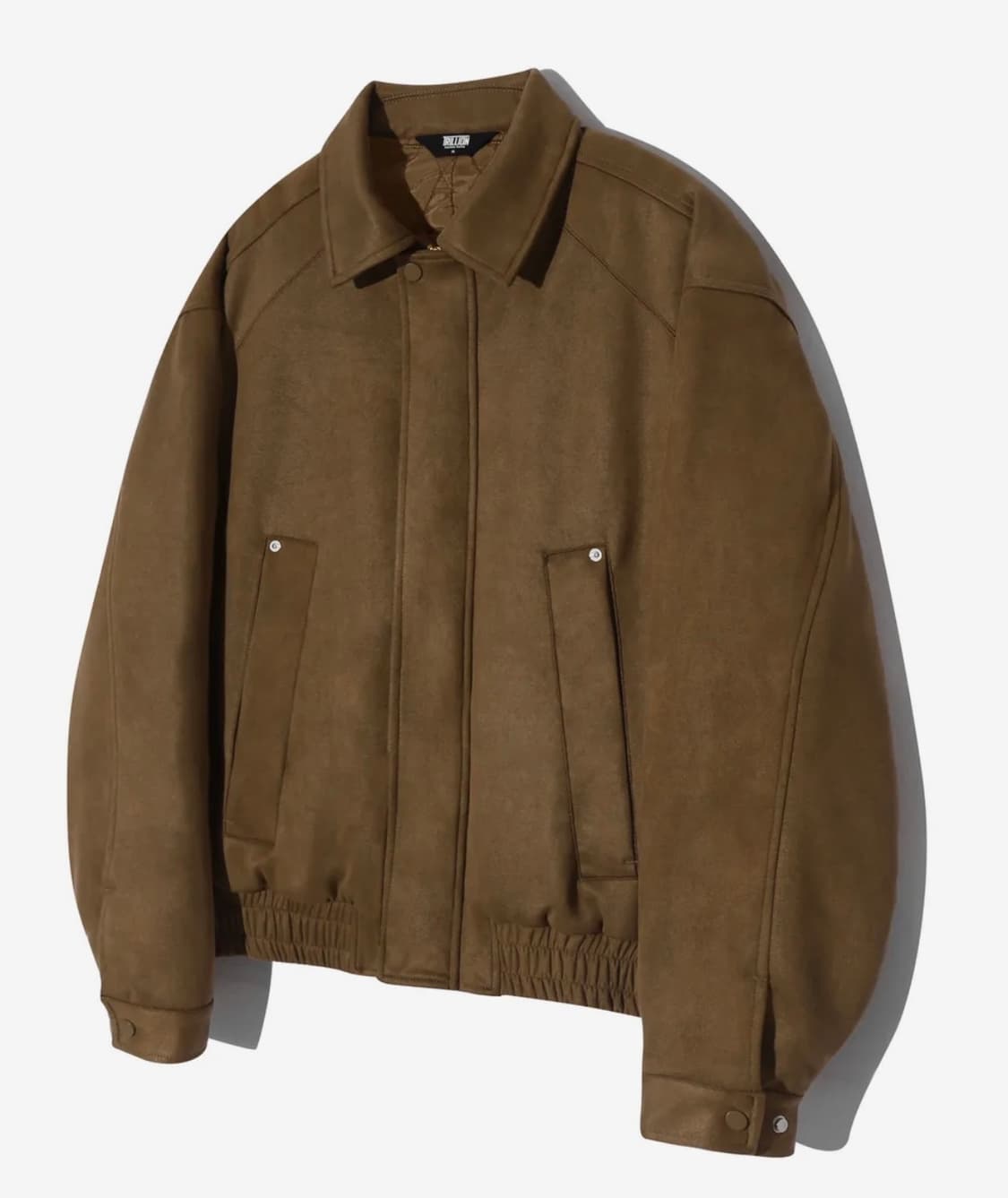 스웨이드 라벳 블루종 집업자켓 상품이미지1