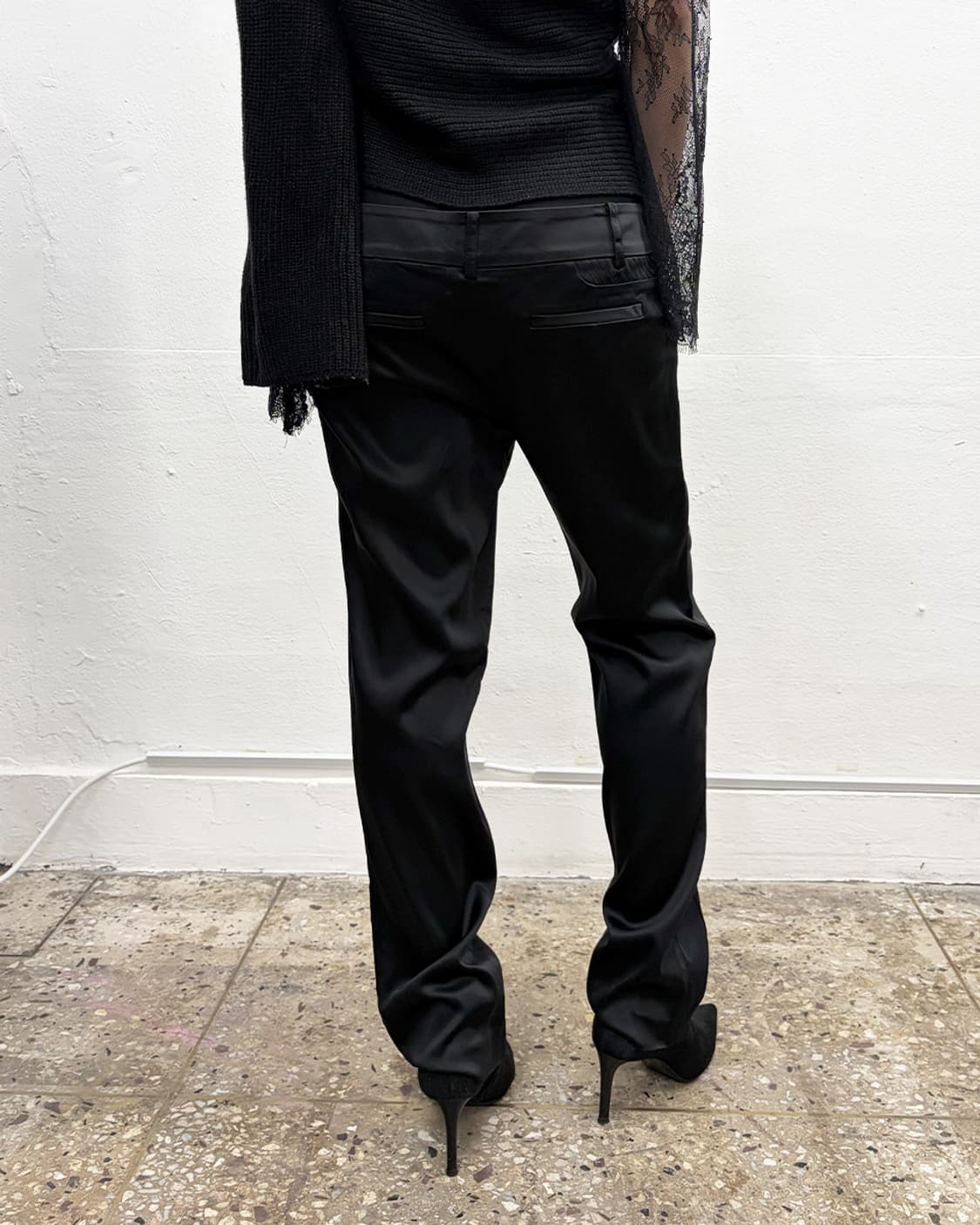 빈티지 새틴 트라우저 상품이미지2