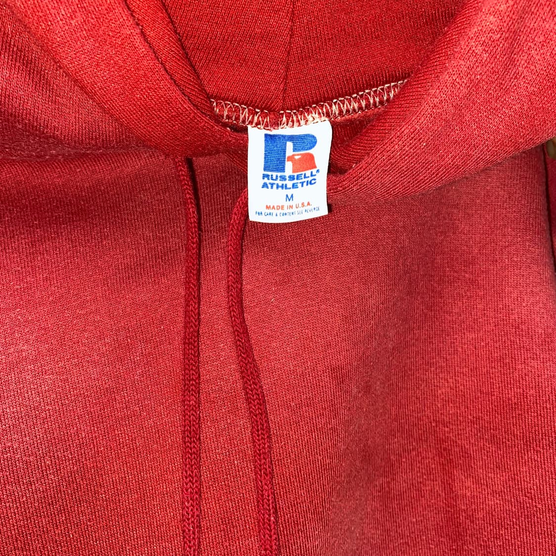 90년대 미제 러셀 에슬레틱 후디 레드 상품이미지3