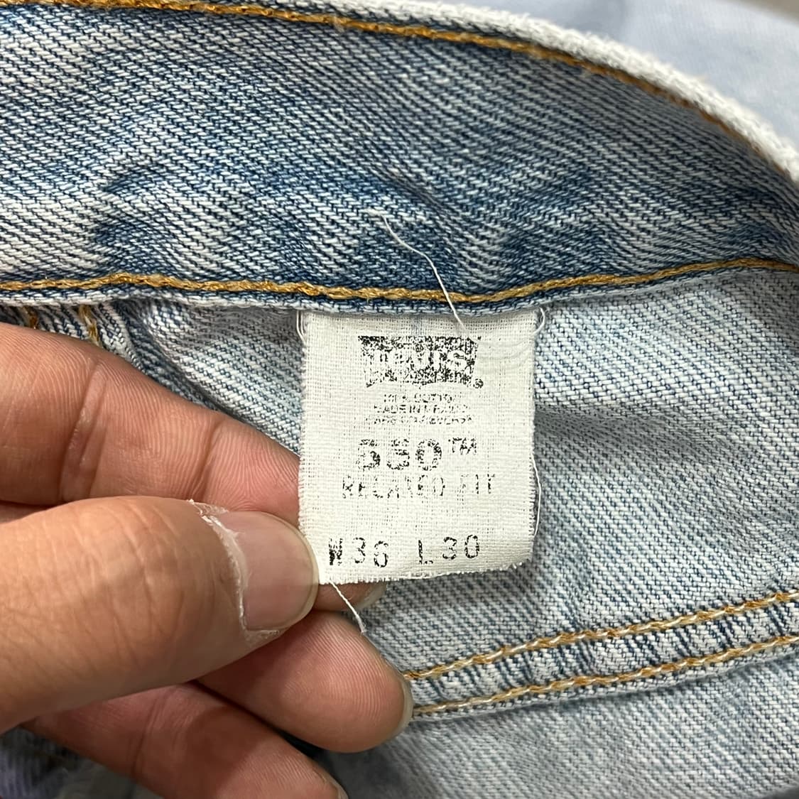  리바이스 550 데님 팬츠 y16997 상품이미지7
