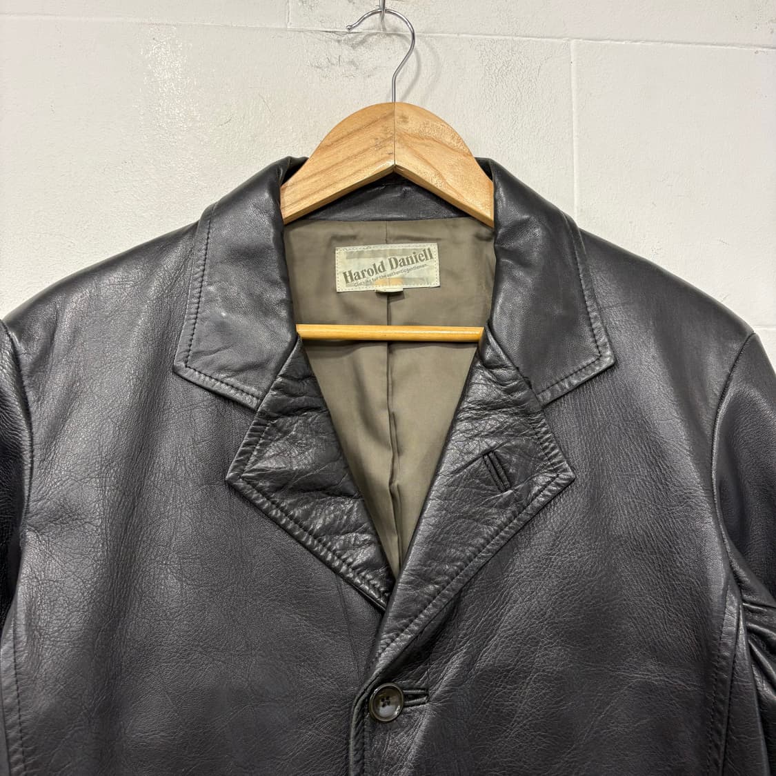 해롤드다니엘  레더 블레이저 상품이미지2