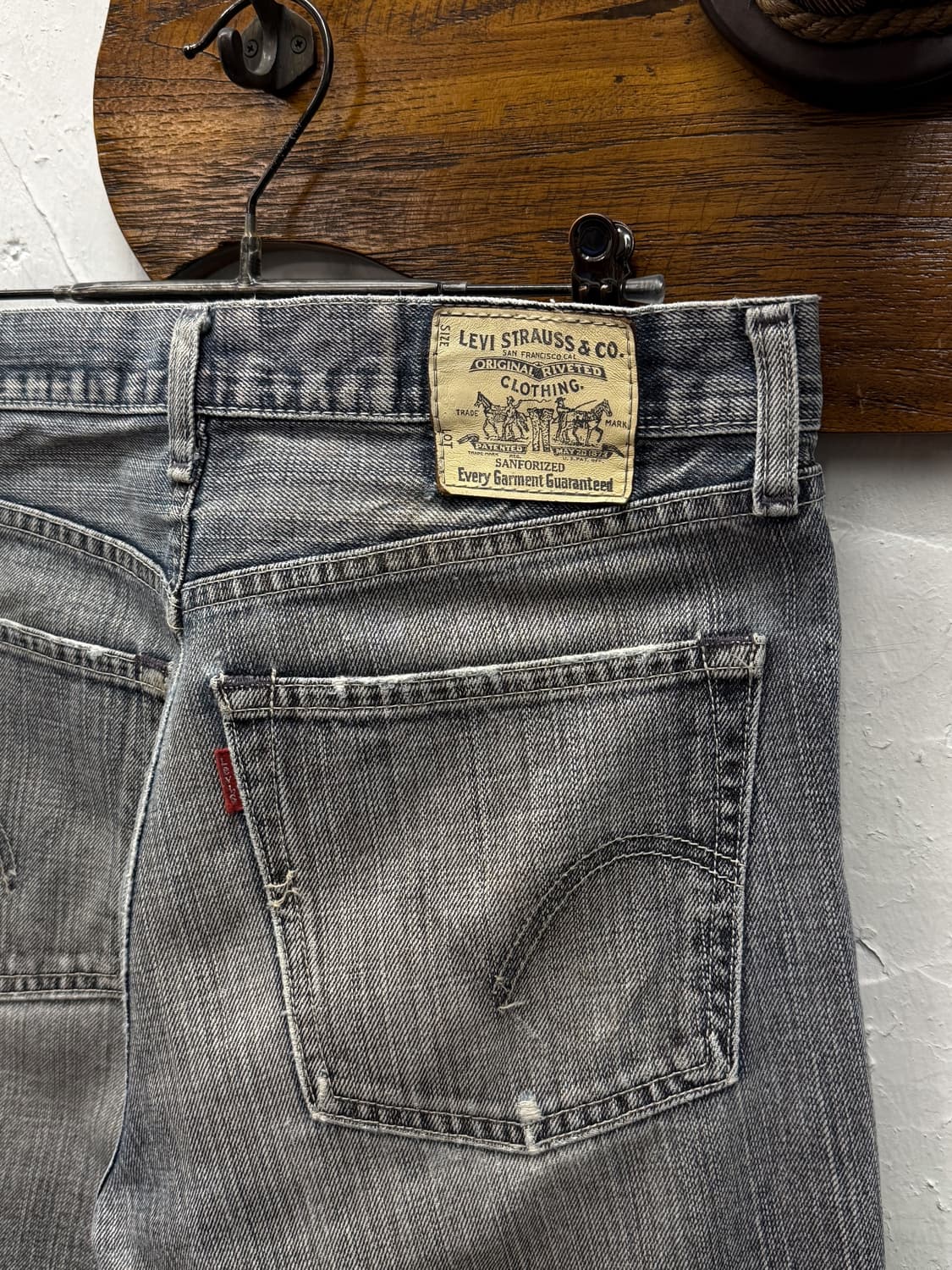 Japan Levi's 507 Semi Bootcut Denim Pant 상품이미지3