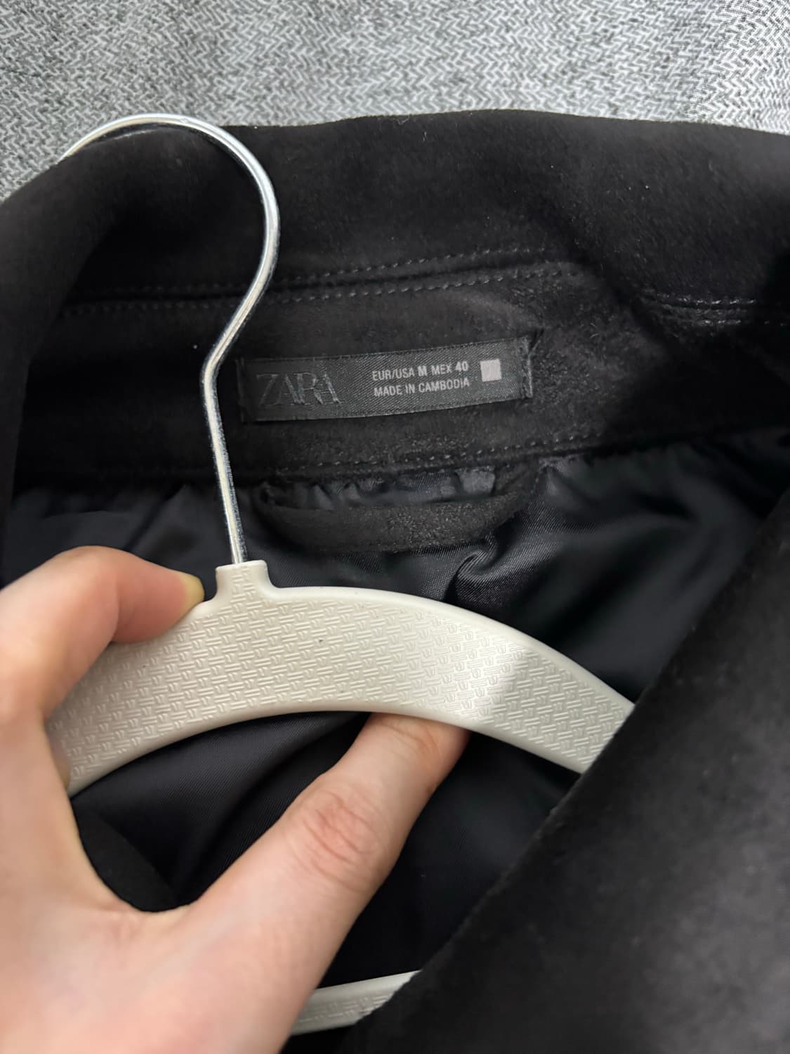 자라 크롭핏 스웨이드 자켓 상품이미지2