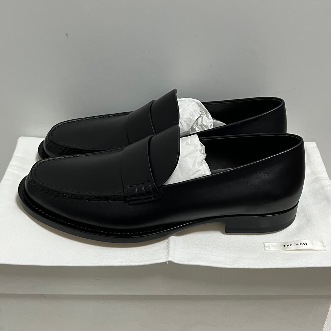 [39]더로우 Novus 페니 로퍼/블랙 상품이미지2