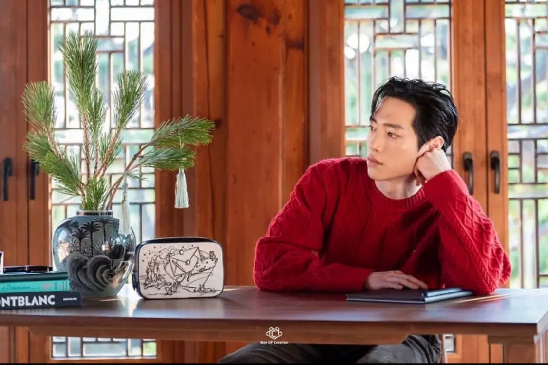 노이스 케이블 울블랜드 스웨터 레드 L사이즈 상품이미지2