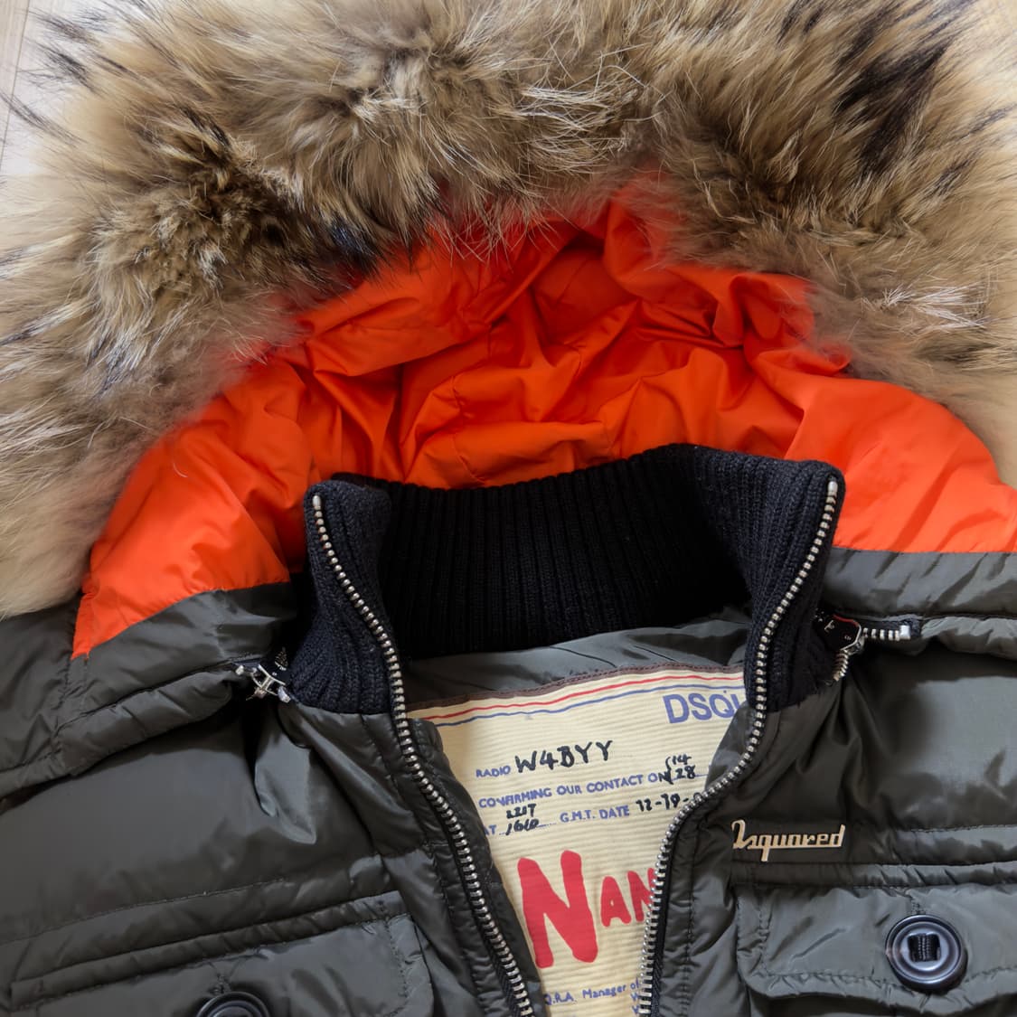 Dsquares2 Raccoon Fur Pocker Jacket 상품이미지2