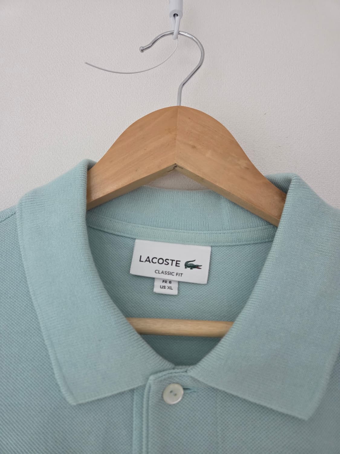 라코스테 민트그린 반팔카라티(XL 105사이즈) 상품이미지5