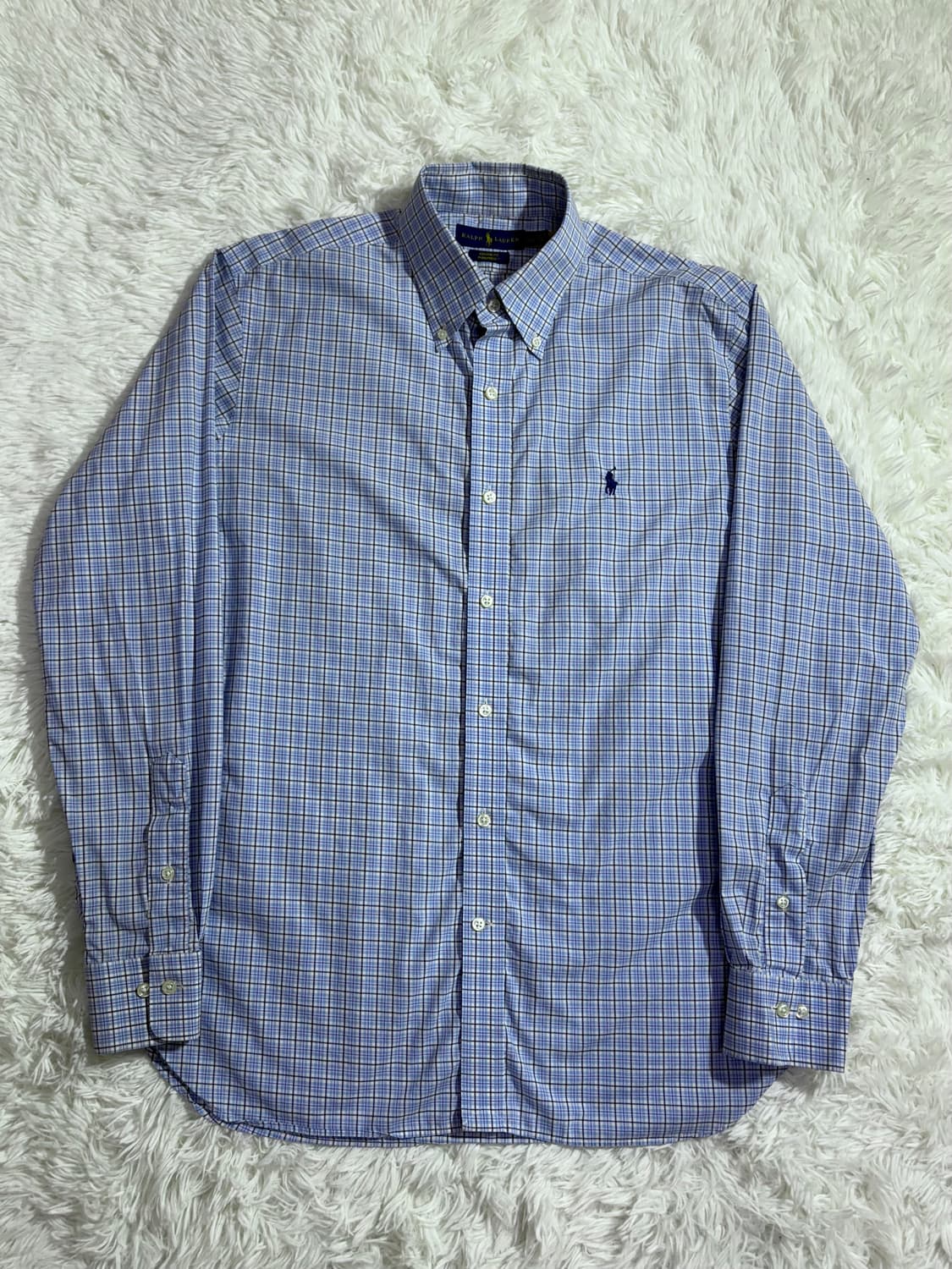폴로 랄프로렌 QR 포니 체크 셔츠  상품이미지2