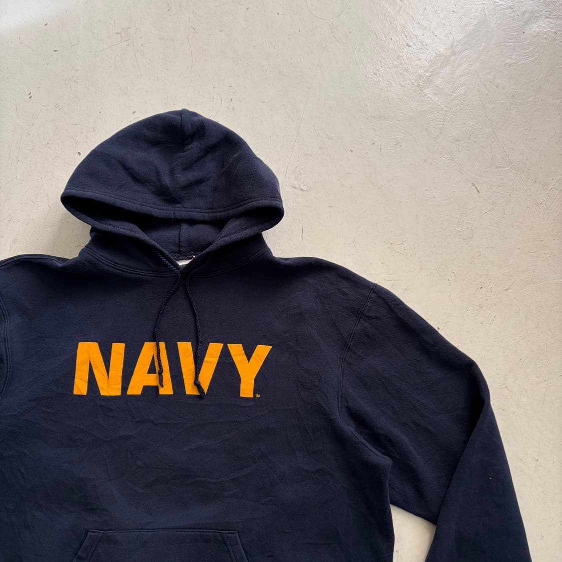 US NAVY OG 미해군 빈티지 후드티 XL 상품이미지2