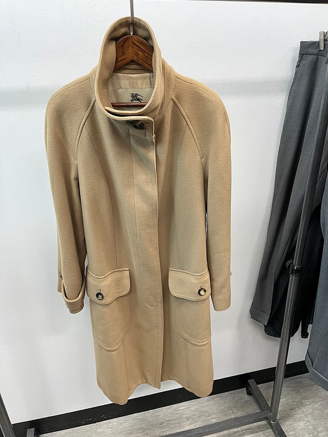 여) 버버리 카멜 캐시미어 코트 상품이미지8