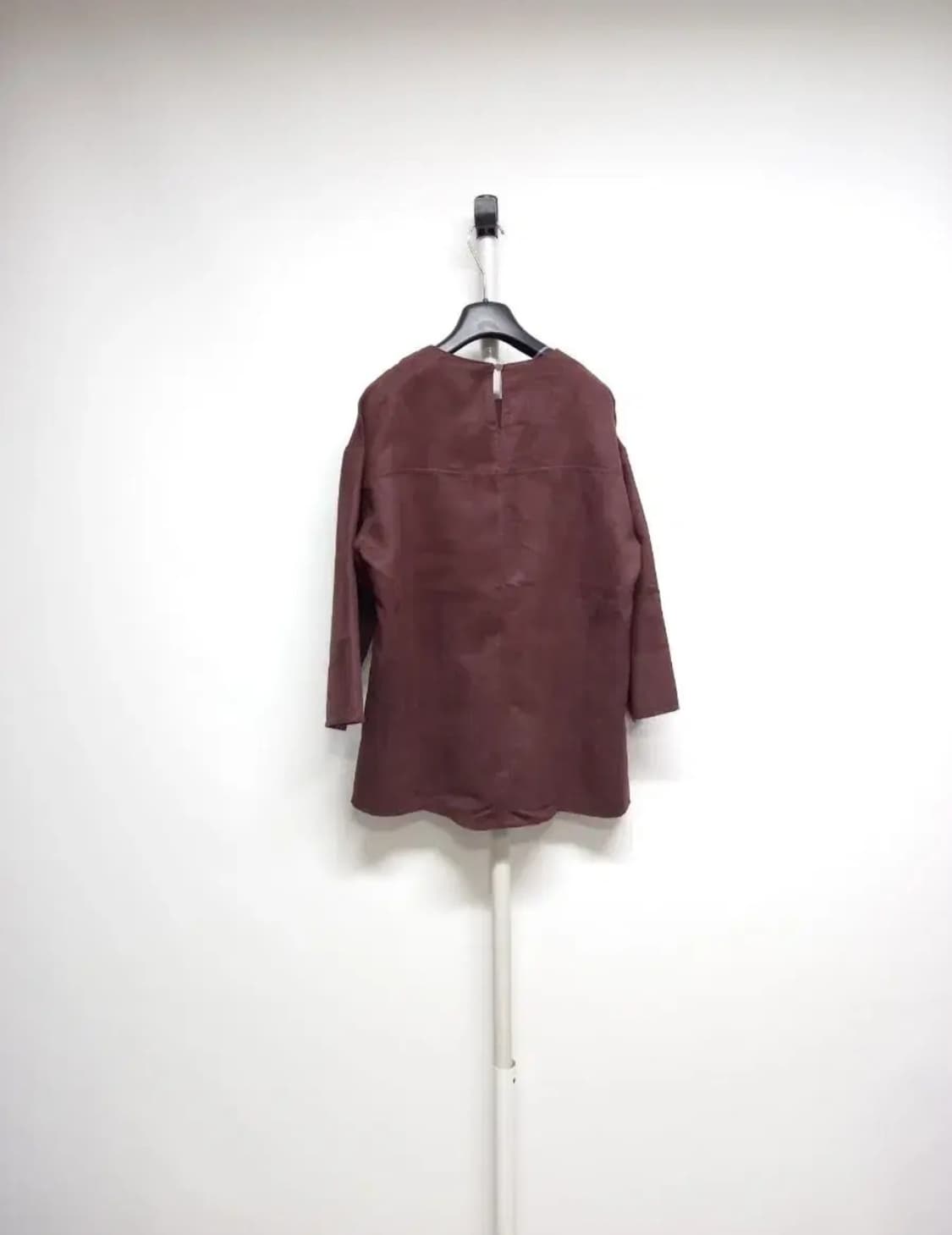 새 SJ WANI 깍은스웨이드 춘추 블라우스 66.77 상품이미지2