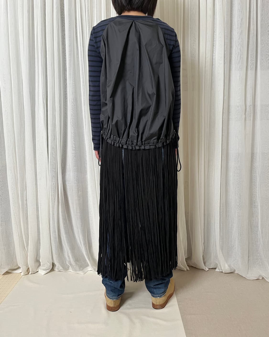 사카이 도킹 스트라이프 롱슬리브 티셔츠 sacai 상품이미지7