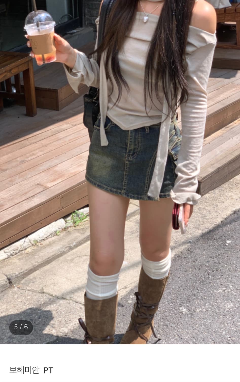 디어셀린 보헤미안 스커트 팬츠 상품이미지5