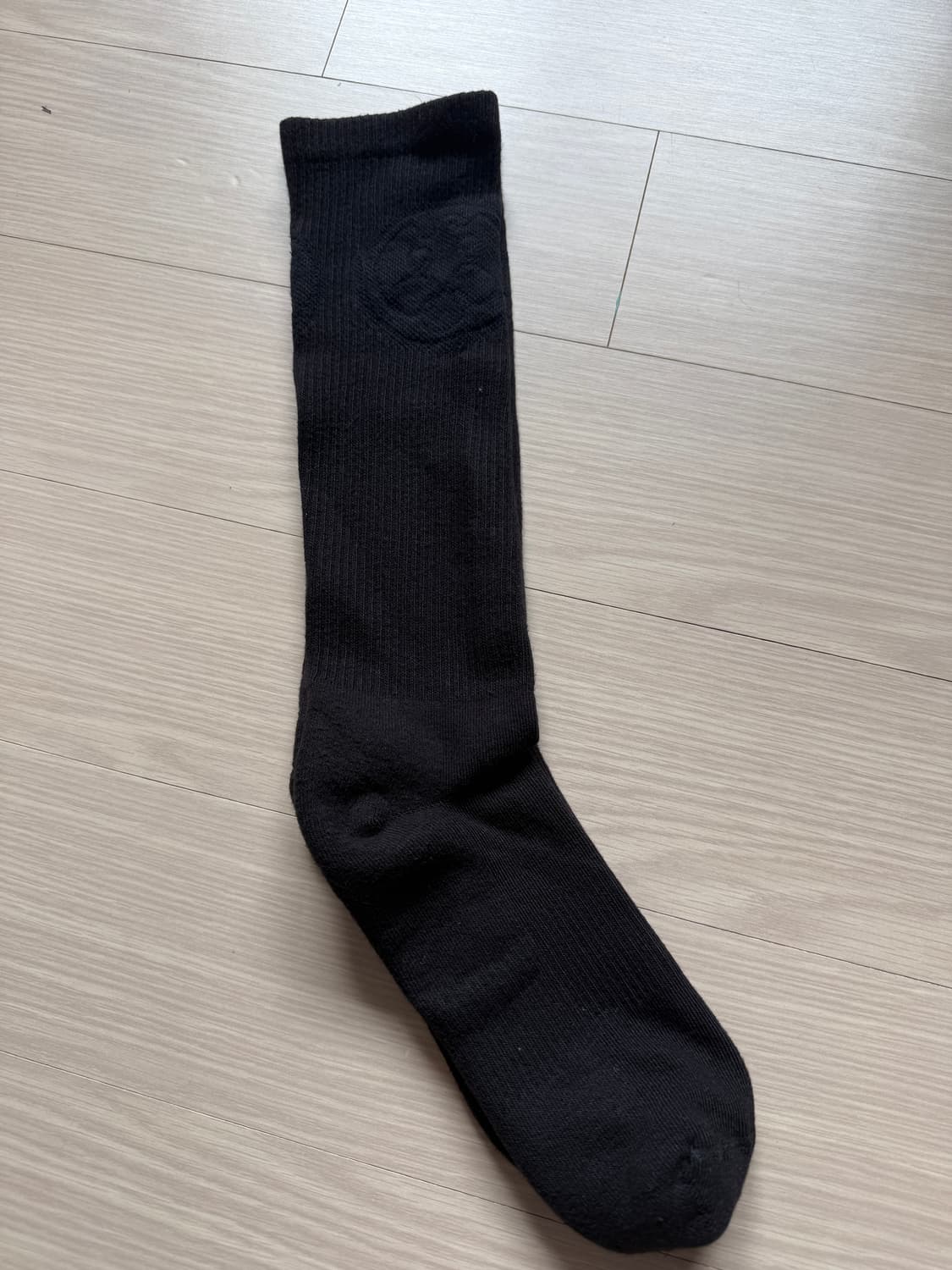 [새상품] 칸예 이지 양말 블랙 1팩 상품이미지1