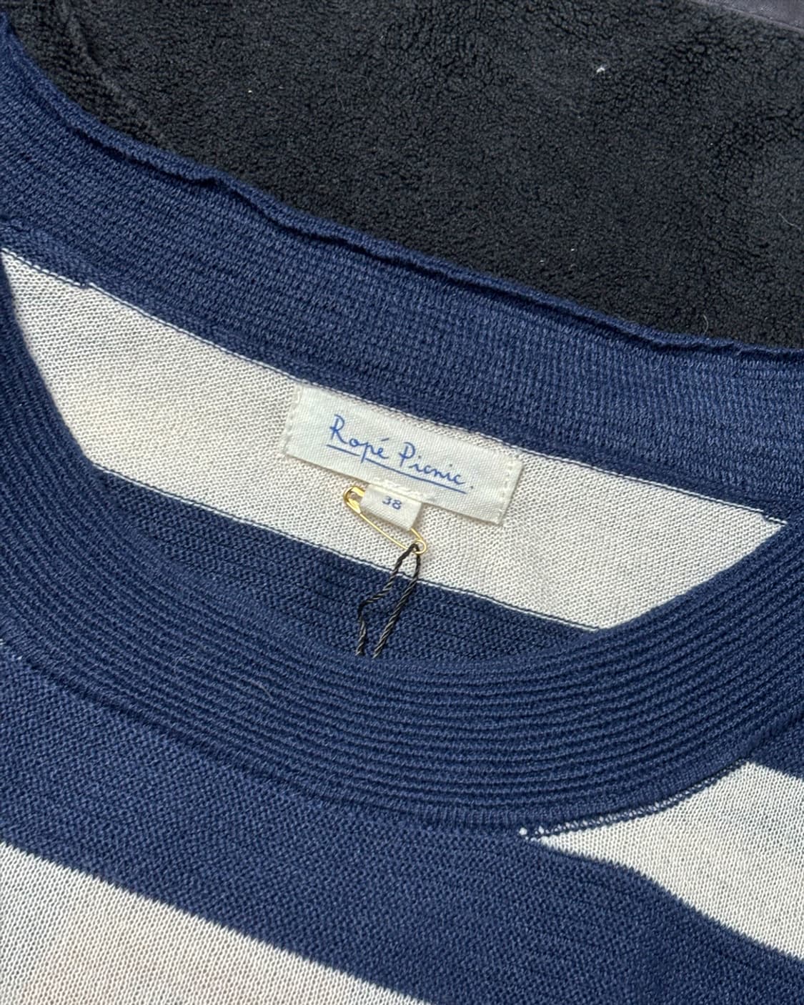 일본빈티지 클래식 니트 반팔티 상품이미지3